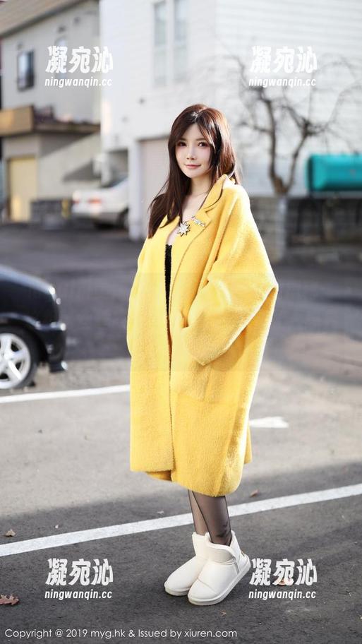 MyGirl美媛馆 - 绮里嘉ula私拍揭秘：这组蕾丝睡衣与筒袜的图片，真让人想晃动小心心！